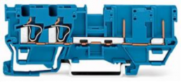 2-Leiter/2-Pin-Basisklemme, Federklemmanschluss, 0,08-4,0 mm², 1-polig, 32 A, 6 kV, blau, 769-171/000-006