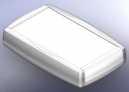 ABS Gehäuse, (L x B x H) 155 x 96 x 30.6 mm, lichtgrau/weiß (RAL 9002), IP54, TN13.30