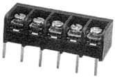 Leiterplattenklemme, 2-polig, 0,3-3,31 mm², 10 A, Schraubanschluss, schwarz, 1-1437648-8