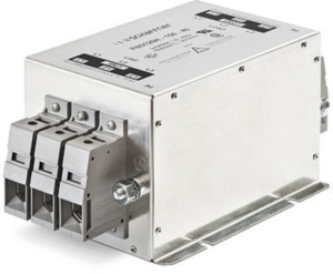 EMC/RFI Filter, 60 Hz, 230 A, 3x 520/300 VAC, 132 kW, Klemmleiste, FN3120H-230-40
