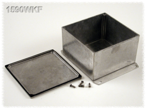 Aluminium Druckgussgehäuse, (L x B x H) 125 x 125 x 79 mm, natur, IP65, 1590WKF