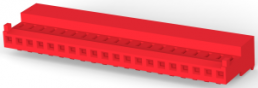 Buchsenleiste, 20-polig, RM 2.54 mm, gerade, rot, 5-643813-0