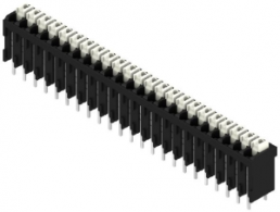 Leiterplattenklemme, 23-polig, RM 3.5 mm, 0,13-1,5 mm², 12 A, Federklemmanschluss, schwarz, 1870620000