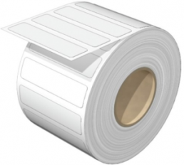 Polyester Gerätemarkierer, (L x B) 60 x 15 mm, weiß, Rolle mit 450 Stk
