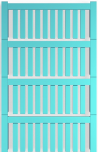 Polyamid Kabelmarkierer, beschriftbar, (B x H) 23 x 4 mm, blau, 1428520000
