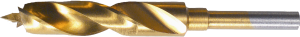 Holzbohrersatz, 4-teilig, 3-6 mm, Schaft-Ø 3.2 mm, Titan beschichtet, 26150636JA