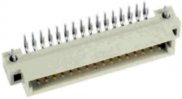 Messerleiste, Typ 2B, 32-polig, a-b, RM 2.54 mm, Lötstift, abgewinkelt, 09223326951