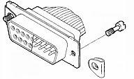 211883-5 AMP Zubehör für D-Sub Steckverbinder, USB Steckverbinder, PC Steckverbinder