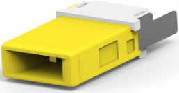 Steckergehäuse, 3-polig, RM 4.65 mm, gerade, gelb, 1-2129334-1