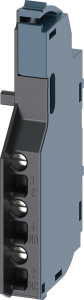 Voreilender Hilfsschalter, Wechslerkontakte Typ HQ (7 mm) elektroniktauglich, (L x B x H) 30 x 7 x 56 mm, für 3VA1/3VA20-26, 3VA9988-0AA23