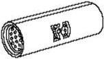Stoßverbinder, unisoliert, 5 mm², AWG 12 bis 10, 30.3 mm