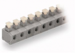 Leiterplattenklemme, 2-polig, RM 7.5 mm, 0,2-1,5 mm², 17.5 A, Push-in Käfigklemme, grau, 235-502/331-000