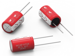 Elektrolytkondensator, 0.47 µF, 400 V (DC), ±20 %, radial, RM 2.5 mm, Ø 6.3 mm