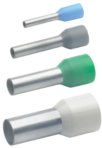 Isolierte Aderendhülse, 6,0 mm², 26 mm/18 mm lang, DIN 46228/4, grün, 17518