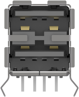 5787745-4 AMP USB Steckverbinder, PC Steckverbinder Bild 5