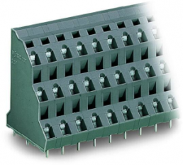 Leiterplattenklemme, 12-polig, RM 7.5 mm, 0,08-2,5 mm², 21 A, Käfigklemme, grau, 737-504