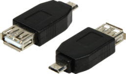 Adapter, USB-A-Buchse, Micro-USB 2.0-Stecker, 480 Mbit/s