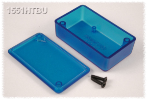 ABS Miniatur-Gehäuse, (L x B x H) 60 x 35 x 20 mm, transparent, IP54, 1551HTBU