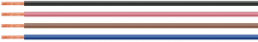 PVC-Schaltlitze, LifY, 0,75 mm², AWG 18, orange, Außen-Ø 2,2 mm