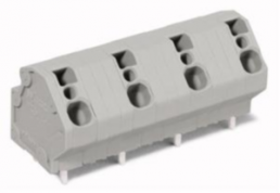 Leiterplattenklemme, 4-polig, RM 12.5 mm, 0,08-4,0 mm², 32 A, Käfigklemme, grau, 745-3254
