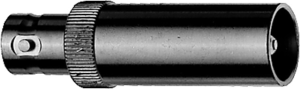 Koaxial-Adapter, 50 Ω, 4/13-Stecker auf BNC-Buchse, gerade, 100023667
