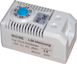 Thermostat, Schließer, (L x B x H) 60 x 33 x 43 mm, TH-K