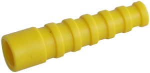Knickschutztülle, Kabel-Ø 4,6 bis 5,4 mm, RG-58C/U, 0.6/2.8-4.7, L 44.5 mm, Kunststoff, gelb