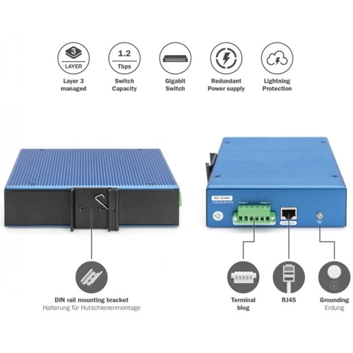 DN-651160 DIGITUS Industrial Ethernet Switches Bild 4