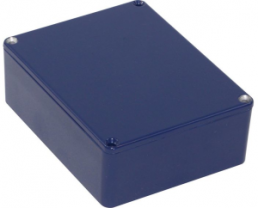 Aluminium Druckgussgehäuse, (L x B x H) 120 x 94 x 42 mm, blau, IP54, 1590BBSCB