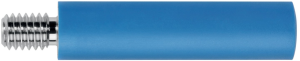4 mm Buchse, Schraubanschluss, CAT II, blau, BU 2244 S NI / BL