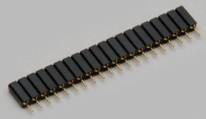 Buchsenleiste, 40-polig, RM 2.54 mm, gerade, schwarz, 10120836