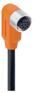 Sensor-Aktor Kabel, M12-Kabeldose, abgewinkelt auf offenes Ende, 8-polig, 2 m, PUR, schwarz, 2 A, 7109