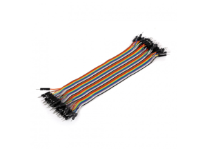 Ribbon Cable 40-wire, Male/Male, 20 cm MIKROE-2315
