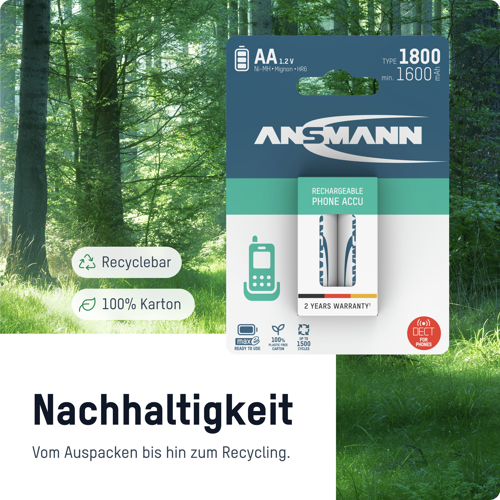 5030802 Ansmann Rundzellen-Akkus, 9V-Block-Akkus Bild 5