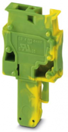 Stecker, Federzuganschluss, 0,08-6,0 mm², 1-polig, 32 A, 8 kV, gelb/grün, 3042832