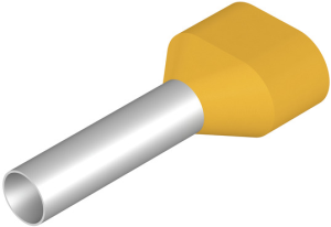 Isolierte Aderendhülse, 6,0 mm², 29 mm/18 mm lang, gelb, 9037560000
