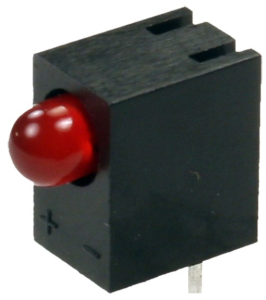 LED, THT, Ø 2.9 mm, rot, 627 nm, 6 bis 25 mcd, 40°, L-710A8CB/1ID