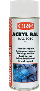 CRC Acryl Schutzlackspray 31066, reinweiß matt, RAL 9010m
