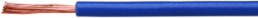 PVC-Schaltlitze, hochflexibel, H05V-K, 0,75 mm², AWG 20, blau, Außen-Ø 2,4 mm
