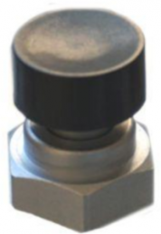 Kappe, rund, Ø 9 mm, (H) 5 mm, schwarz, für Druckschalter, 20.17504.01