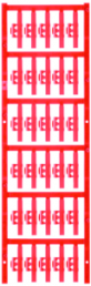 Polyamid Kabelmarkierer, beschriftbar, (B x H) 30 x 5.8 mm, max. Bündel-Ø 3.5 mm, rot, 1805740000