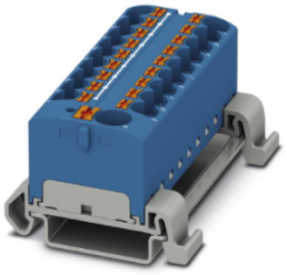 Verteilerblock, Push-in-Anschluss, 0,2-6,0 mm², 32 A, 6 kV, blau, 3273770