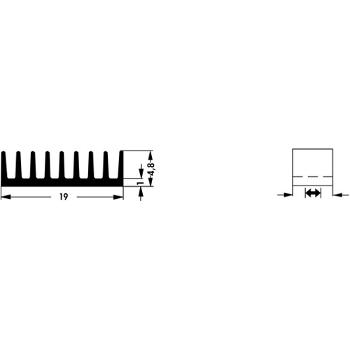 ICK 24 B Fischer Elektronik Kühlkörper Bild 2