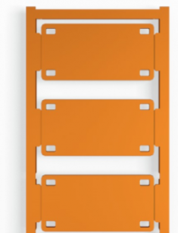 Polyamid Kabelmarkierer, beschriftbar, (B x H) 60 x 30 mm, max. Bündel-Ø 40 mm, orange, 1490710000