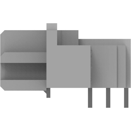 650874-4 TE Connectivity DIN Messerleisten, DIN Federleisten Bild 2