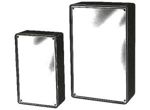 ABS Gehäuse, (L x B x H) 215 x 130 x 64.5 mm, grau (RAL 9004), COFFER A/8.9