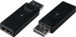 Display-Port Adapter DP Stecker/HDMI Buchse Typ A, AK-340602-000-S
