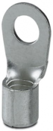 Unisolierter Ringkabelschuh, 25 mm², AWG 4, 8.4 mm, M8, metall