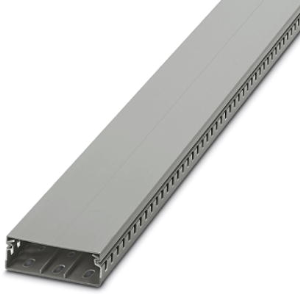 Verdrahtungskanal, (L x B x H) 2000 x 25 x 80 mm, PVC, grau, 3240197