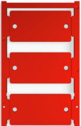 Polyamid Gerätemarkierer, (L x B) 60 x 30 mm, rot, 30 Stk